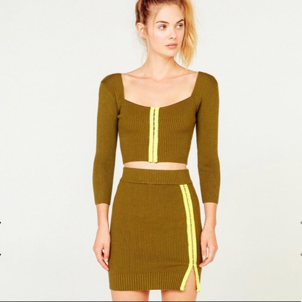 For Love and Lemons Paige Hook and  Eye Skirt NWT